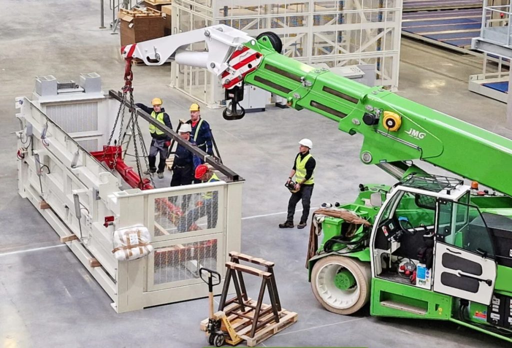 Impianto fotovoltaico per le gru ad idrogeno