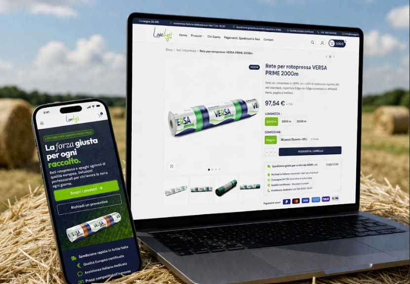 LoveAgri, forniture professionali per l’agricoltura